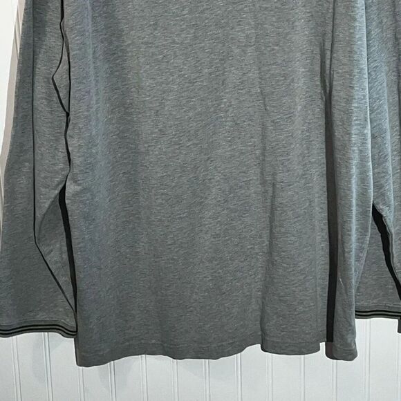 VTG Polo Ralph Lauren Football Sweater Mens X-Large Gray/Green Pullover V-Neck - Picture 10 of 10